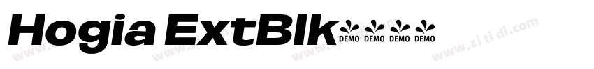 Hogia ExtBlk字体转换